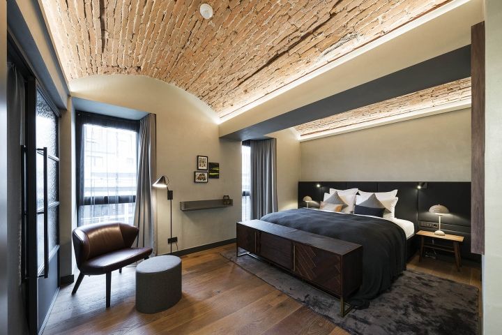 商業空間,酒店空間,建築改造,監獄改造酒店,工業風