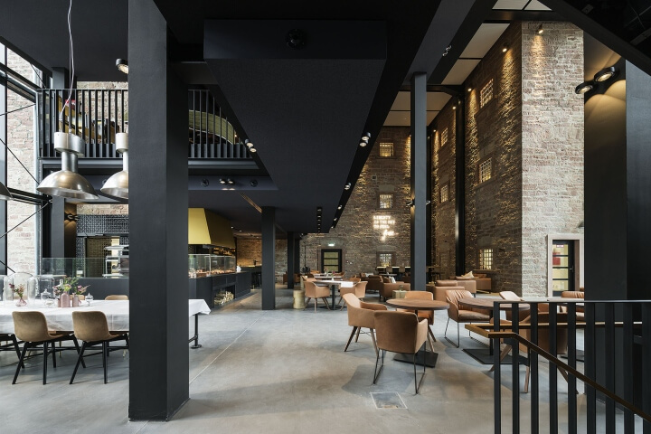 商業空間,酒店空間,建築改造,監獄改造酒店,工業風