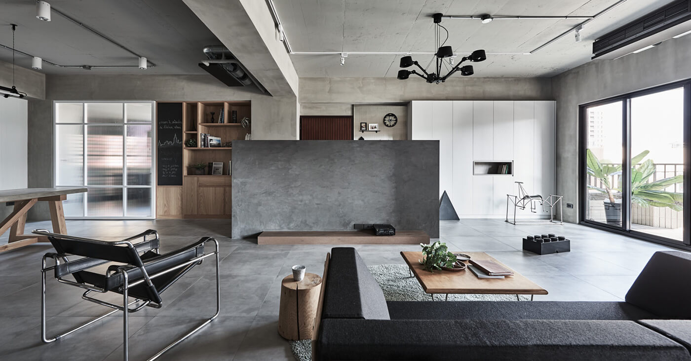 台灣好室設計,工業風住宅設計,工業混搭北歐風,現代簡約風格住宅設計,HAO Design