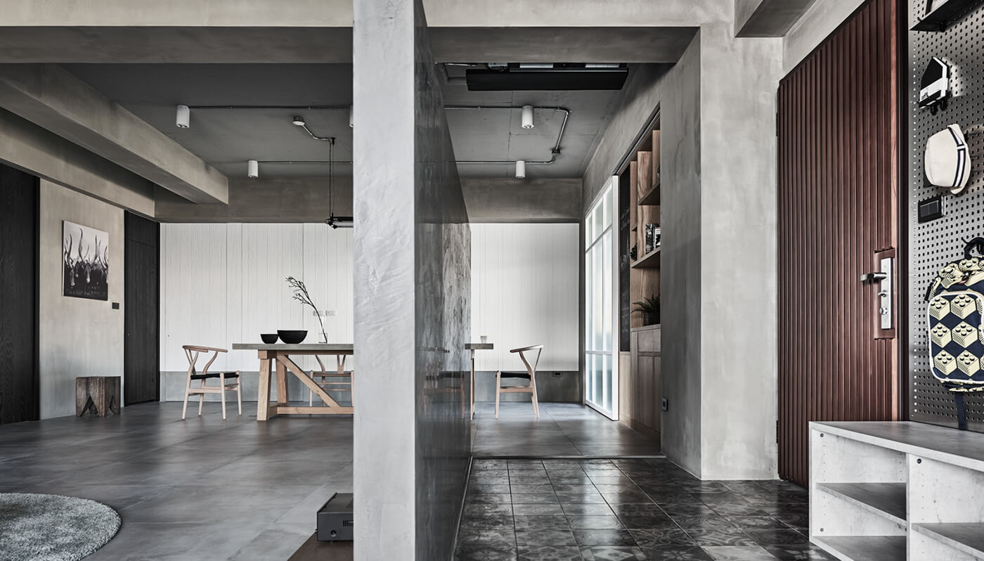 台灣好室設計,工業風住宅設計,工業混搭北歐風,現代簡約風格住宅設計,HAO Design