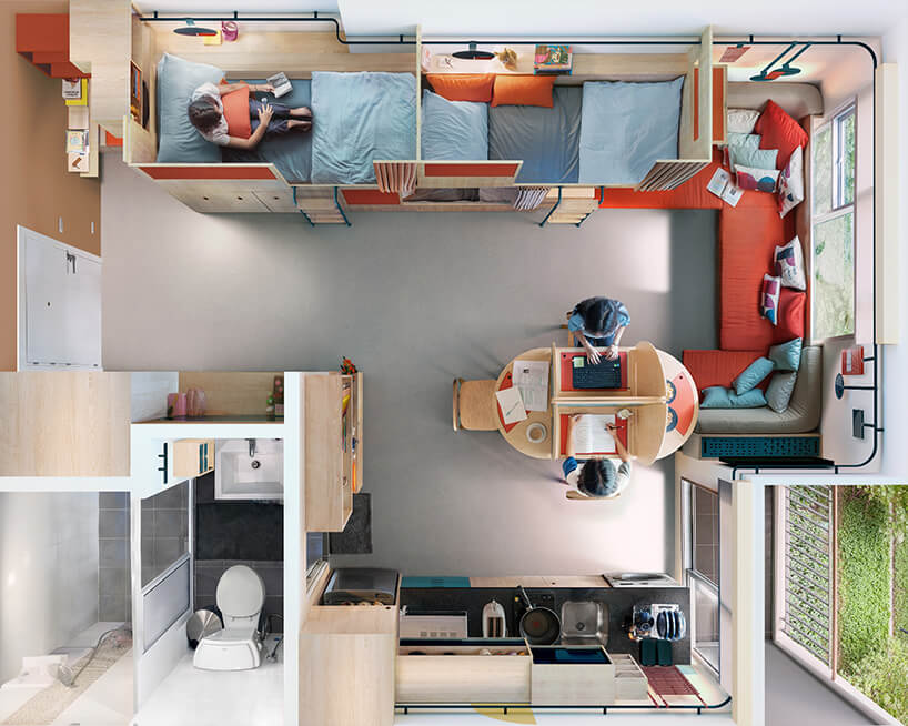 住宅空間,校舍設計,公共住宅空間,國外校舍設計,曼穀空間獎學金計劃