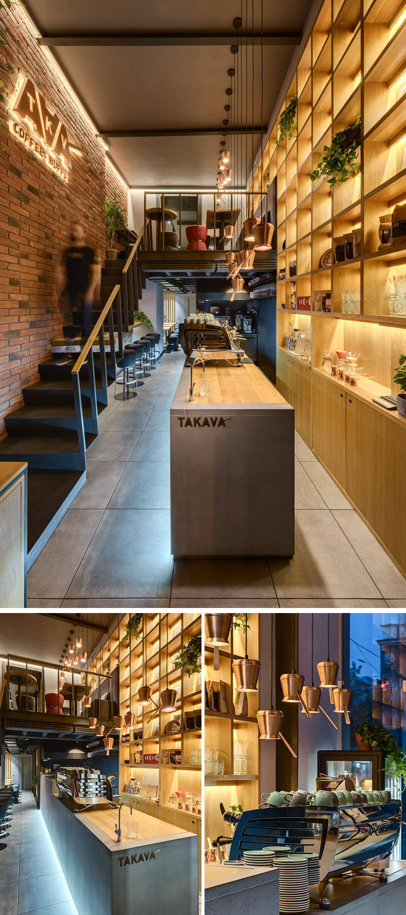 商業空間，餐飲空間，咖啡店，複式空間，咖啡店設計，烏克蘭
