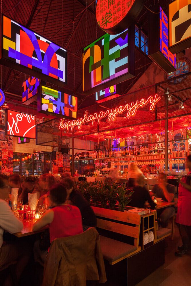 亞洲風格餐廳設計,商業空間,餐飲空間,阿姆斯特丹,幸福快樂餐廳
