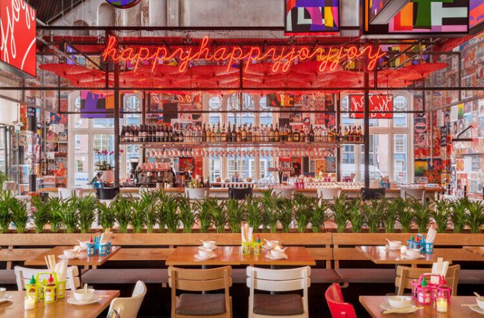 亞洲風格餐廳設計,商業空間,餐飲空間,阿姆斯特丹,幸福快樂餐廳