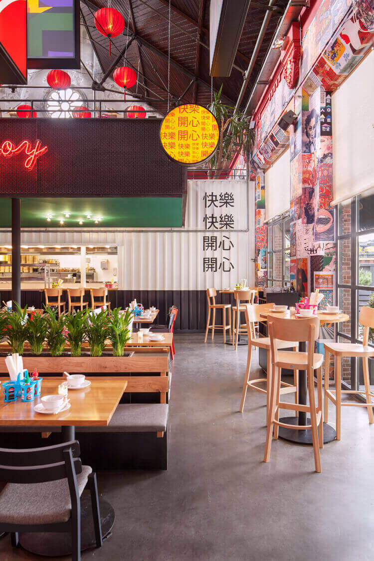 亞洲風格餐廳設計,商業空間,餐飲空間,阿姆斯特丹,幸福快樂餐廳