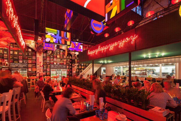 亞洲風格餐廳設計,商業空間,餐飲空間,阿姆斯特丹,幸福快樂餐廳