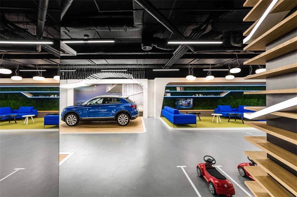 展廳,汽車概念店設計,大眾家居,Volkswagen Home概念店,lina™工作室,現代風格