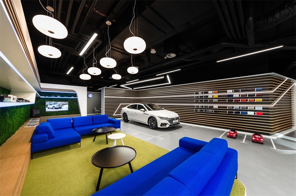 展廳,汽車概念店設計,大眾家居,Volkswagen Home概念店,lina™工作室,現代風格
