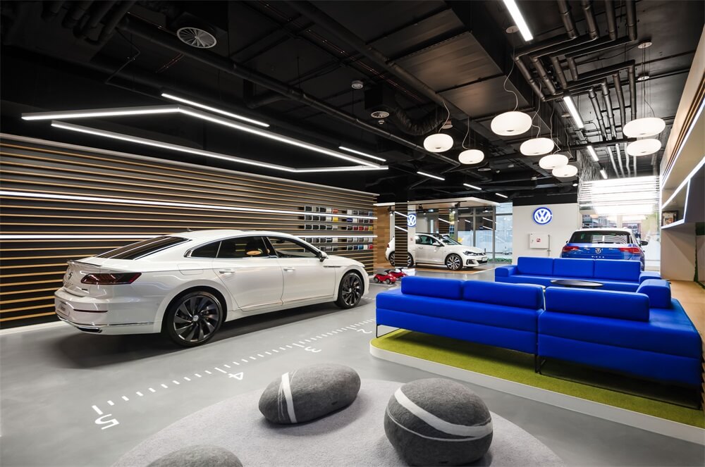 展廳,汽車概念店設計,大眾家居,Volkswagen Home概念店,lina™工作室,現代風格
