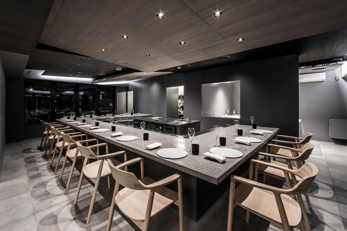 商業空間，餐飲空間，日式風格，法式餐廳