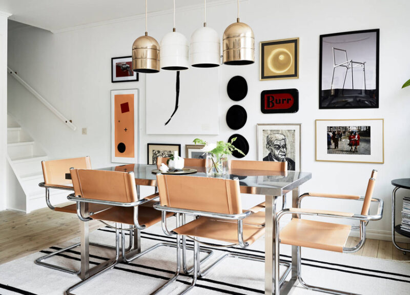 瑞典時尚黑白色調公寓