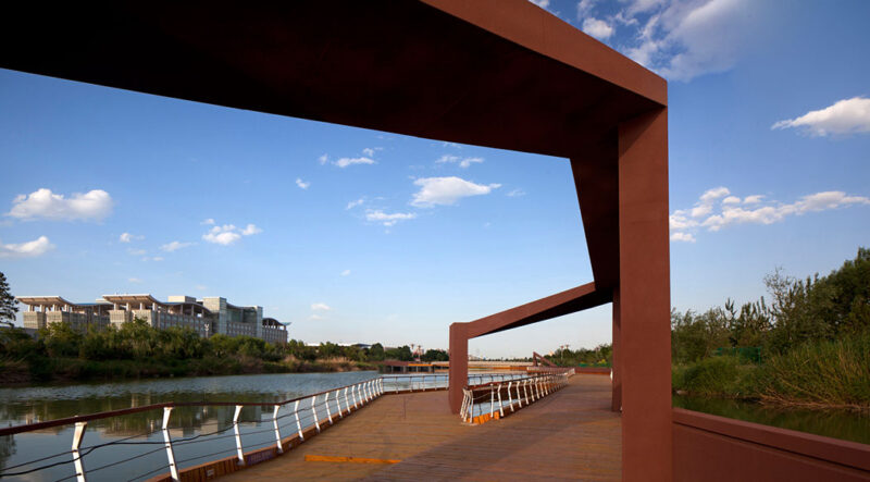 銀川艾依河濱水景觀公園