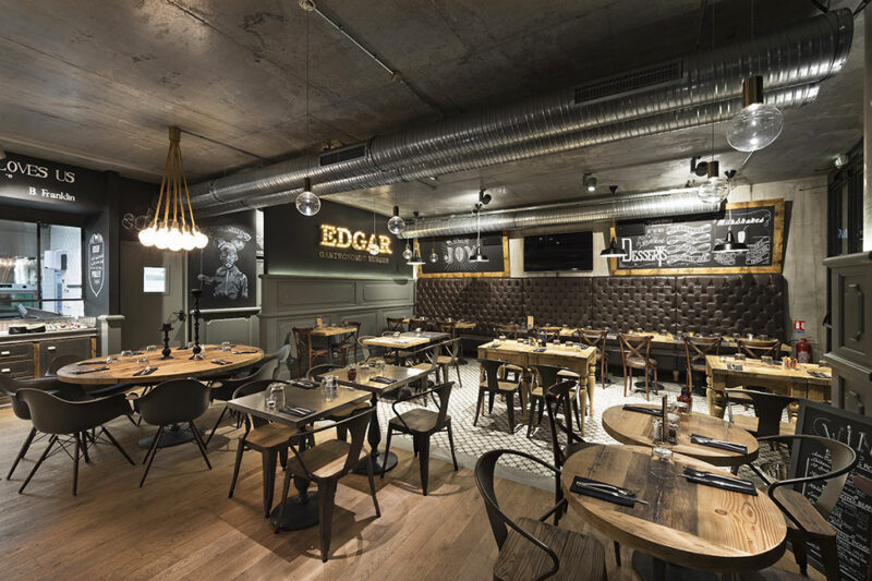 尼斯埃德加•漢堡 LOFT風格餐廳