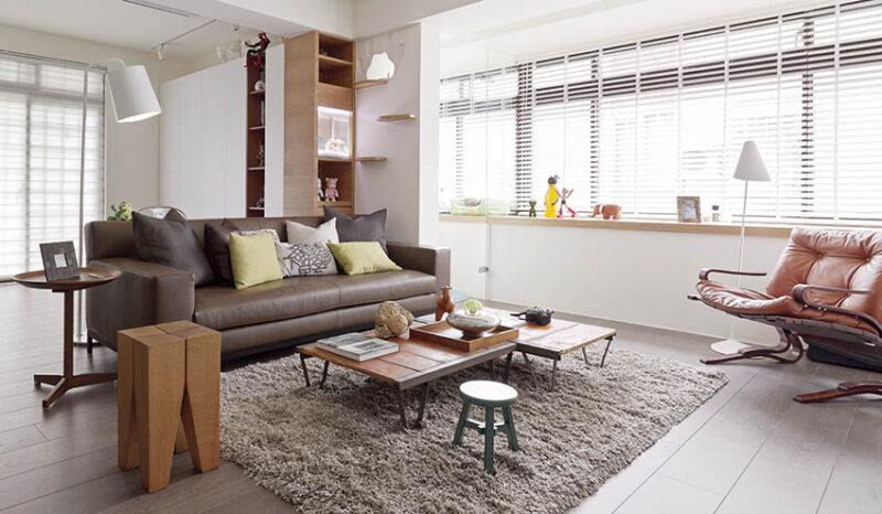 建築改造之台灣75平方工業風格公寓