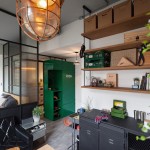 台北42平米清爽工業風小套房