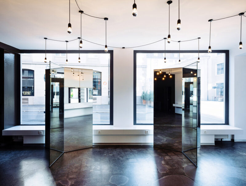 蘇黎世男士理發店設計