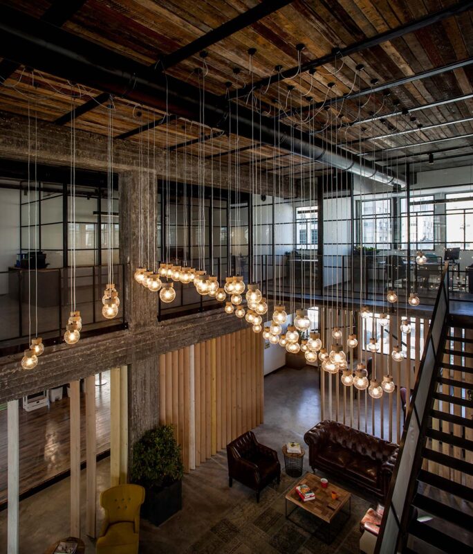 以色列軟件公司LOFT風格辦公室設計