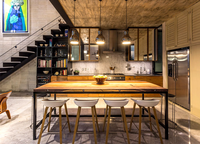 墨西哥現代工業風住宅空間設計，現代工業風住宅空間設計