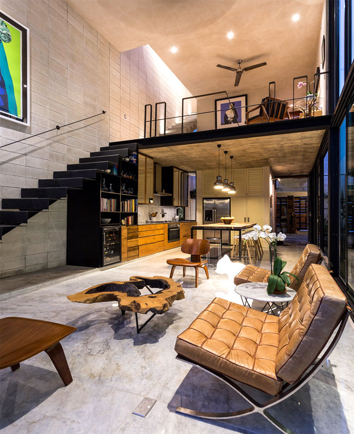 墨西哥現代工業風住宅空間設計，現代工業風住宅空間設計