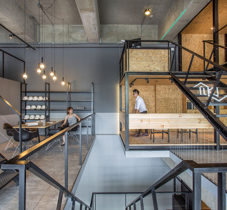 台灣工業風物流公司辦公室設計，Loft風格辦公室設計