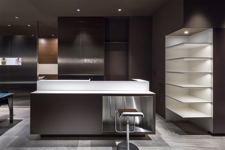 日本創意工業風Mona沙龍店設計，創意工業風沙龍店設計