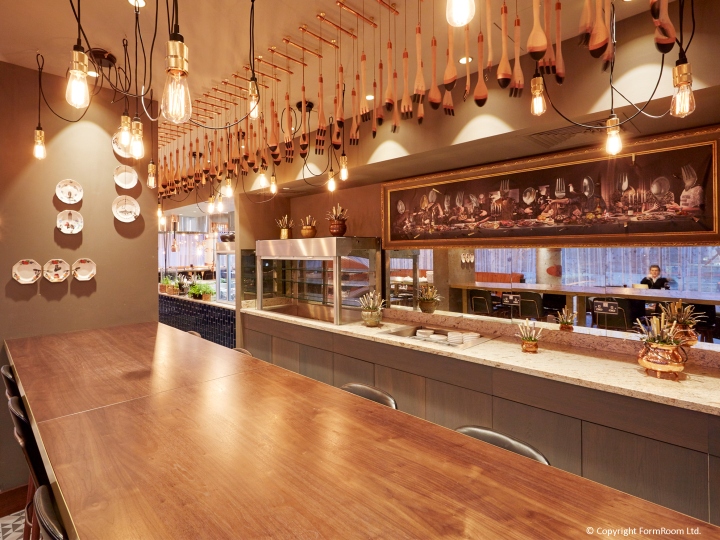 英國創意工業風勺子 & 叉子餐廳設計，創意工業風勺子 & 叉子餐廳設計