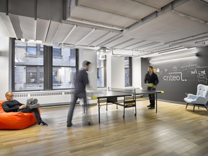 紐約工業風格Criteo 辦公室設計，工業風格Criteo 辦公室設計