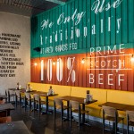 格拉斯哥創意工業風漢堡店設計