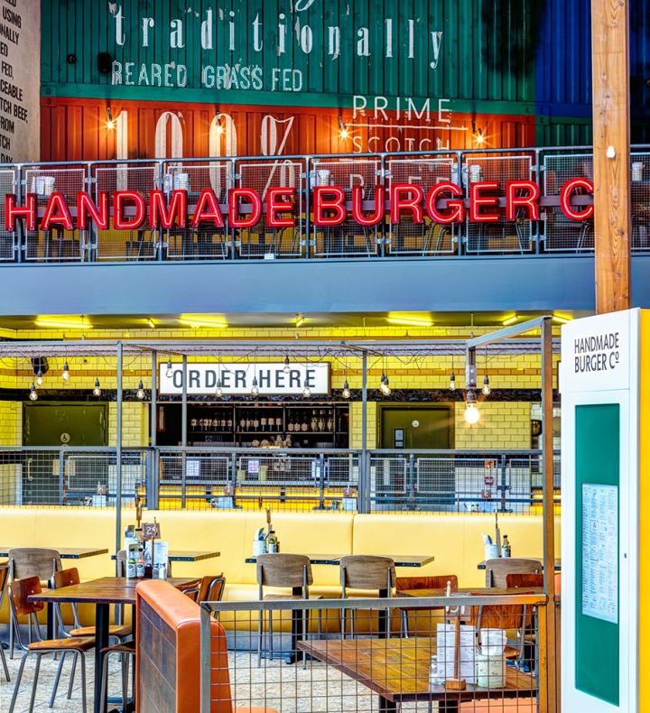 格拉斯哥創意工業風漢堡店設計，格拉斯哥創意工業風漢堡店設計