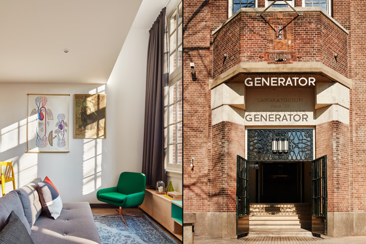阿姆斯特丹創意Generator酒店設計，阿姆斯特丹創意Generator酒店設計