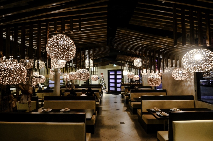 加州Jasmine泰式餐廳設計，加州創意泰式餐廳設計