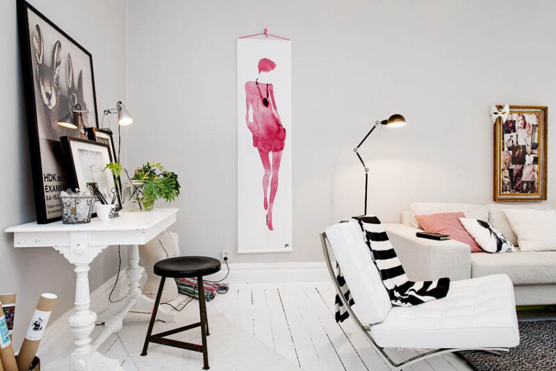 瑞典45㎡單身女子公寓設計