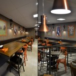 巴西工業風Pampa Burger餐廳設計