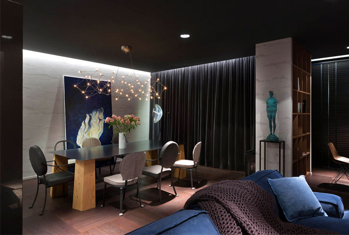 現代公寓設計,簡約風公寓