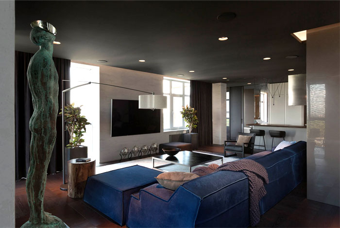 現代公寓設計,簡約風公寓