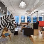 紐約多彩個性的通訊公司辦公室