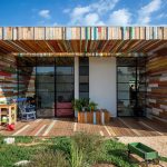 以色列廢棄木材現代別墅