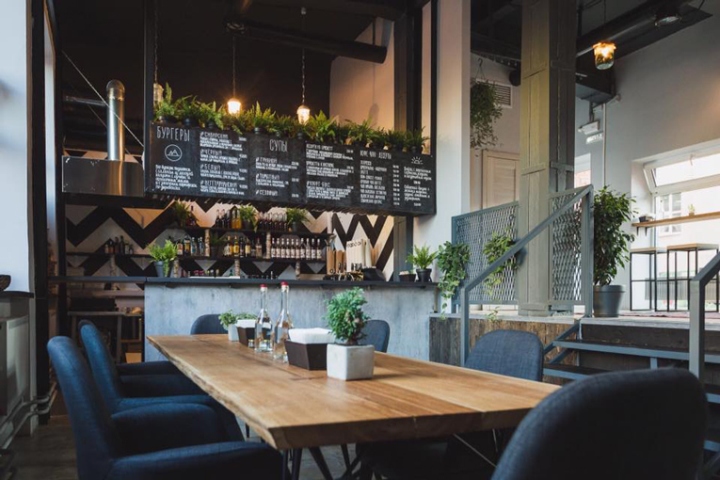  loft風格，工業風酒吧，建築改造