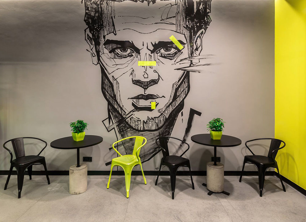 健身館設計，室內設計，健身房設計，LOFT風格健身房設計