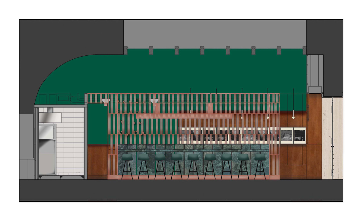 建築改造,意式咖啡館,咖啡吧,精致咖啡吧