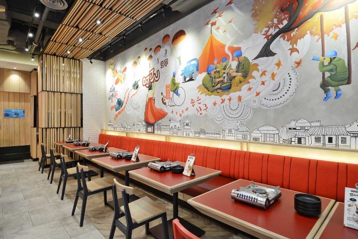 餐廳,韓國餐廳,鄉村風