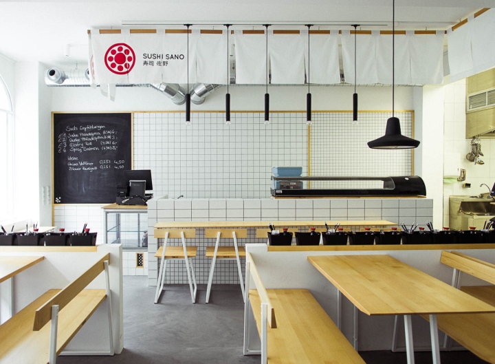  極簡風格，日式餐廳，創意餐飲空間
