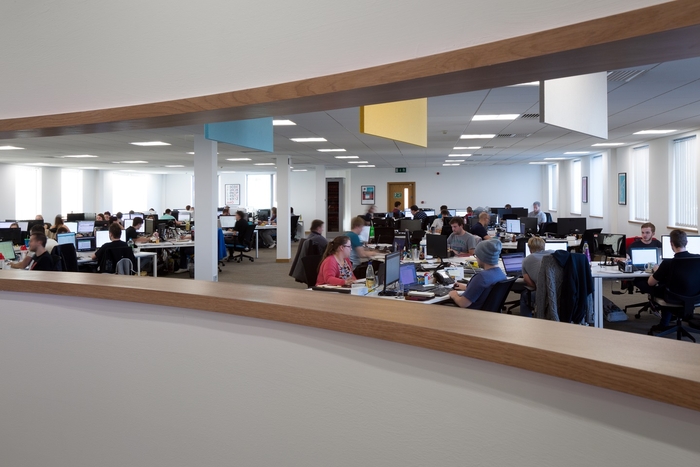 現代風,辦公室,現代辦公室