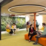 德國瓷器品牌的多彩現代風辦公室