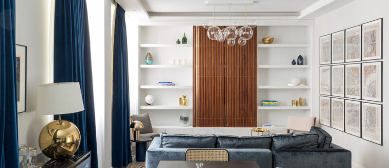 倫敦時尚精致的複古風公寓