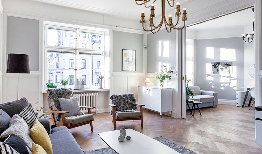 北歐風格設計，北歐設計，公寓設計，120㎡北歐風格住宅設計