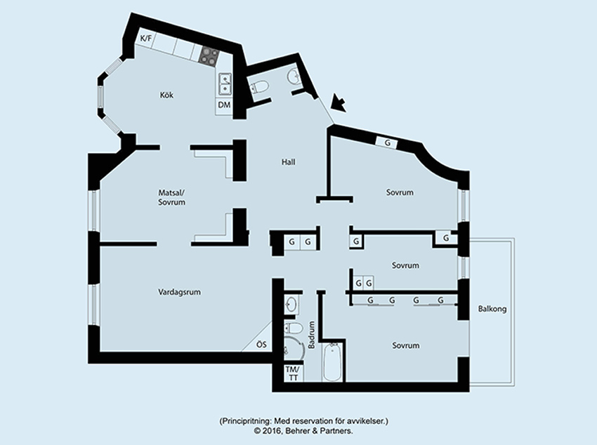 北歐風格設計，北歐設計，公寓設計，120㎡北歐風格住宅設計
