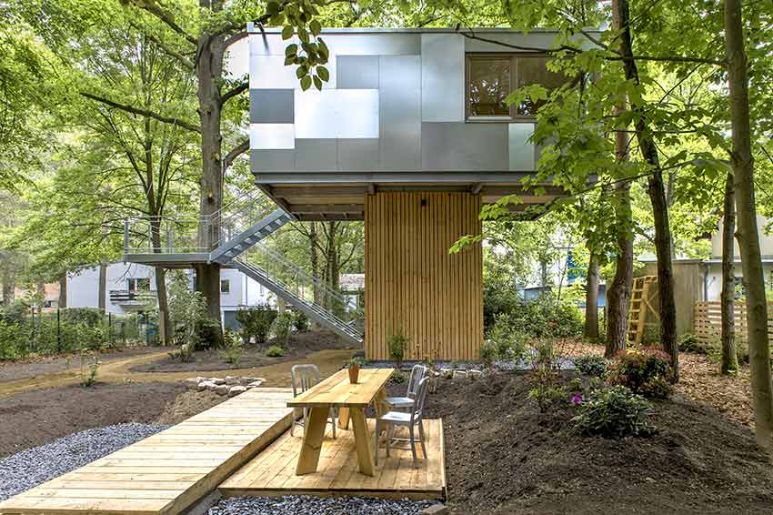 樹屋設計,樹屋旅館設計,Urban Treehouse Hotel,建築設計