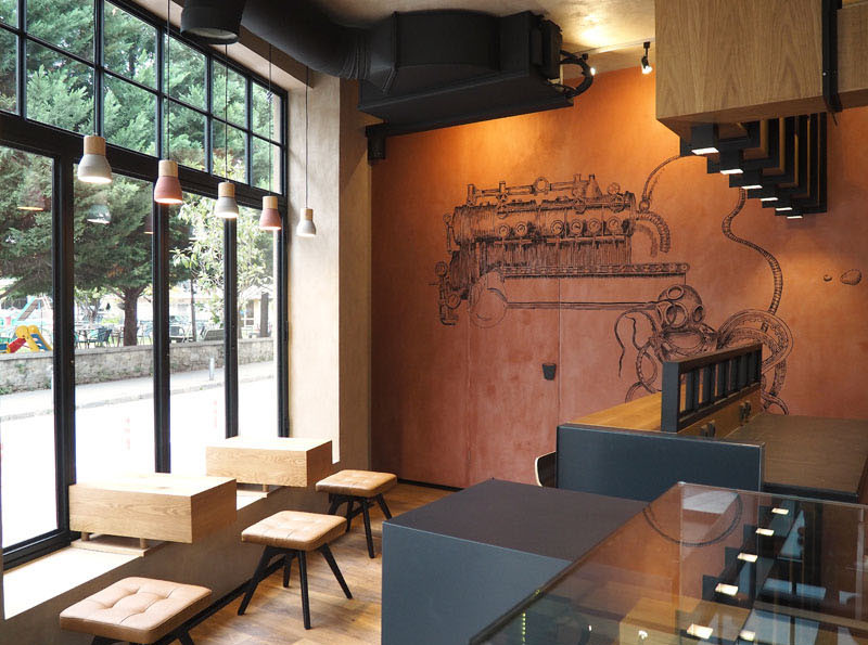 ninth cup 咖啡廳，咖啡廳設計，工業風格咖啡廳設計