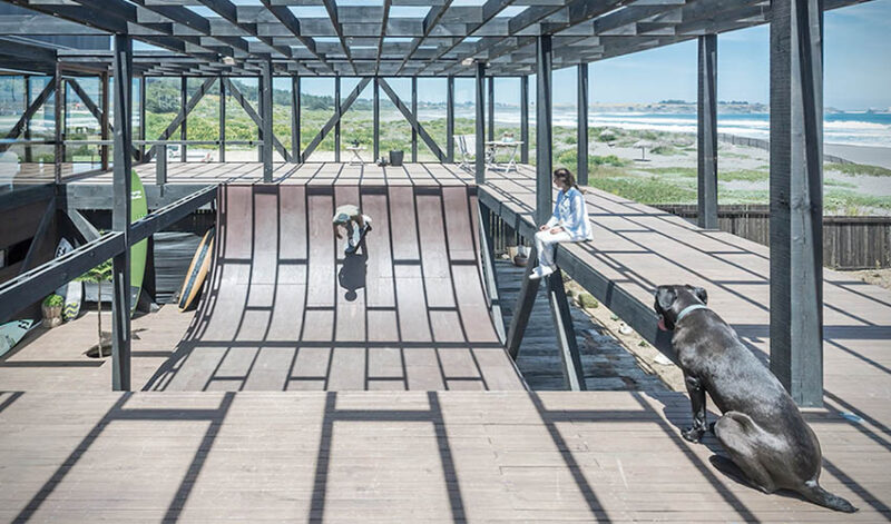 智利濱海城市極限運動場地設計